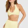 Top Fitness Costas Cruzadas com Gola Halter para Mulheres, Absorvente de Suor, Secagem Rápida, Top Esportivo para Corrida, Emagrecimento e Modelagem, Lindo Top Fitness Costas Cruzadas