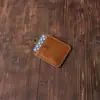 Estuche de Cuero para Almacenamiento de Cápsulas, Caja Portátil para Guardar Pastillas Anticonceptivas, Caja de Pastillas en Cápsula de Cuero PU al por Mayor