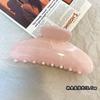 Nuevo Estilo 2025 Pinza para el Cabello con Lindo Diseño de Perrito, Pinza de Garra Pintada en Bloques de Color para Mujer, Aspecto Moderno y de Alta Gama, Pinza de Tiburón para la Parte Posterior de la Cabeza