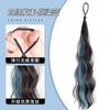Moño de bola de cuerda automática, Paquete de cabello rizado con mechas resaltadas, Artefacto para moño de capullo de flor, Bolsa de cabello simulado recogido bajo al por mayor