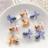 Resina Estilo Chinês Vintage Peixe Koi 3D e Peixe Dourado Termoencolhível DIY Pingente de Joia Artesanal Acessórios Contas