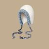 Otoño e Invierno Nuevo Estilo Coreano Cálido Sombrero de Felpa para Mujer, Protección para las Orejas, Puntera Engrosada, Versátil Gorro Tejido de Lana Pequeño que Favorece el Rostro