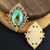 Nueva placa de flor de aleación hebilla de diamante zapatos ropa bolso joyería accesorios de aleación fabricantes de joyería diy vendiendo oro