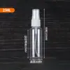 Atacado Em Estoque 30ml 50ml 100ml Frascos de Spray de Plástico Transparente Álcool Perfume Spray de Pressão Frascos Reabastecíveis