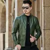 Jaqueta de couro masculina nova WSH8961 sem forro de fleece, moderna e versátil, estilo coreano, casual, estilosa para outono e inverno