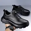 Novos Sapatos Casuais Masculinos Fivela Rotativa Modernos Leves Resistentes ao Desgaste Antiderrapantes Sapatos para Caminhada ao Ar Livre Confortáveis Versáteis Sapatos Casuais
