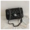 Bolso pequeño acolchado con cadena estilo Chanel transfronterizo para mujer, nuevo bolso cuadrado pequeño elegante de moda 2026, bolso de hombro y cruzado, moderno