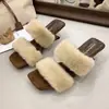 Chinelos de exterior emagrecedores, estilosos e confortáveis para mulheres, com bico quadrado, salto plataforma e forro de pelúcia, perfeitos para o outono.
