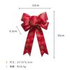 Decoração de Natal Transfronteiriça Padrão de Laço Fita Caixa de Presente de Natal Decoração Suprimentos Árvore de Natal Pendurado Pingente