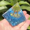 Adornos de Pirámide de Comercio Exterior Transfronterizo Pegamento de Cristal Adornos de Escritorio para Mostrador de Sala de Estar de Hogar Oficina Regalos de Vacaciones