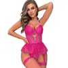 Comercio Exterior Transfronterizo Nueva Lencería Sexy Estilo Europeo y Americano, Lencería Seductora y Juguetona, Camisola de Encaje de Abstinencia Qny Venta al por Mayor