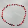 Adereços de casamento, decorações de casamento para shoppings e hotéis, cortinas de fio de lantejou redondo pequeno de 2 cm a laser coloridas