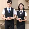 Colete de terno slim fit para negócios terno masculino e feminino mesmo traje de negócios traje formal colete outono e inverno roupas de trabalho de escritório
