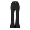 Pantalones Casuales Elásticos de Cintura Media-Baja Estilo Americano Spicy Girl Levanta Glúteos Ligeramente Acampanados para Mujer Primavera 2026 Corte Delgado Versátil Cálidos