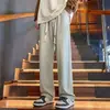 Jeans para hombre estilo vintage, pantalones rectos holgados de pierna ancha para primavera y otoño, pantalones largos casuales de moda estilo americano para hombre, venta al por mayor