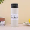 Copo Reto Portátil fabricantes transfronteiriços 304 aço inoxidável copo térmico portátil isolamento a vácuo duplo copo de café
