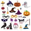 2023 decoración de fiesta de Halloween transfronteriza accesorios para fotos de disfraces Open Photo etiqueta de mano personalización al por mayor