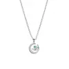 Collar de Cola de Sirena Plateado para Mujer Plata de Ley S925 Moda Simple Dulce Nicho Estilo de Lujo Accesible Cadena Alta para Clavícula
