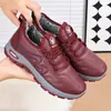 Botines de Invierno Nuevos para Mujer Pareja Forrados de Lana Engrosados Cálidos Zapatos de Mujer de Moda Casual de Cuero de Caña Baja Botas de Algodón