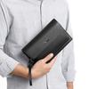 Saqi canguro nuevo embrague de negocio para hombre con cerradura de contraseña embrague de cuero PU de negocio cartera multi-tarjeta