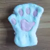 Guantes de Peluche de Capibara Lindos para Mujer, Cubierta Plegable de Medio Dedo para Invierno, Compatibles con Pantalla Táctil, Cálidos y Gruesos, para Estudiantes y Ciclismo, a Prueba de Frío