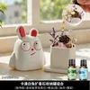 Coelho Vermelho de Desenho Animado Difusor de Pedra de Aromaterapia Sem Chama Óleo Essencial Quarto Casa Decoração de Mesa Criativa Nicho Decoração de Alto Padrão