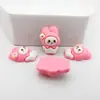 Desenho Sanrio Melody Kuromi Cinnamoroll Cachorro Boneca DIY Capa de Celular Caixa de Armazenamento Adereço de Cabeça Grampo de Cabelo Material