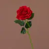 Sensación y Textura de Alta Gama Flores Artificiales de Rosa Humectante Venta al por Mayor Decoración para Sala de Estar Fondo para Bodas Ramo de Rosas Humectantes