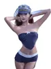 Traje de baño de dos piezas estilo nuevo 2026 para mujer, que disimula el abdomen y estiliza, adecuado para vacaciones en la playa y aguas termales [Disponible para Dropshipping]