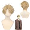 Peluca de Anime Spy x Play House Spy Family Lloyd Fujie Peluca Cos Cosplay Red para Cabello