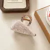 Pinza para el pelo vintage de acetato con pedrería estilo francés para mujer, nuevo diseño de nicho con un aspecto elegante y versátil, adecuada para recogidos en la parte posterior de la cabeza