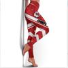 Pantalones de yoga para mujer, estilo europeo y americano transfronterizo, otoño 2023, nuevos elementos de la serie navideña, pantalones de yoga deportivos casuales para mujer