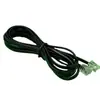 Fabricantes PVC Jumper de Telefone Linha Telefônica Plana Cabo de Telefone Fixo Cabo de Extensão Telefônica RJ11 Cabeça de Cristal