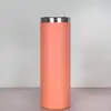 Taza Termo Recta de Acero Inoxidable de 20 oz con Impresión por Teñido al Aire, Taza de Café Delgada, Personalizable con Logo, Venta al por Mayor