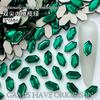 Venda Quente 3*6mm Ponta Dupla Base Plana Série Brilho Diamante Formato Especial Joias para Unhas Diamante Vestível Acessórios para Unhas Fabricante Atacado
