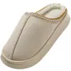 Chinelos femininos, novo estilo, fofos e quentes, para uso doméstico, antiderrapantes, 2026 chinelos masculinos de inverno para interior de algodão, inverno