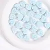 Ins cuentas de corazón repujado de colores con orificio recto de doble cara electrochapadas accesorios de materiales para pulsera collar joyería cuentas sueltas