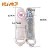 Juego de espinas de cristal transparente con cuentas de colores para hombre, juego de dientes de lobo para pene, caja de regalo, embalaje de productos sexuales para adultos