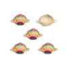Acessórios para Joias de Liga DIY Estampados Animal Marinho Tubarão Tartaruga Concha Pingente Pulseira Colar Pingente W488