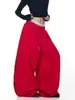 Venda Direta do Fabricante: Calça de Moletom com Design de Strass de Letras Estilo Americano Resistente para Homens e Mulheres, Calça Casual Larga Solta para Dança de Jazz