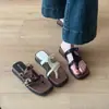 Chanclas Retro Versátiles, Chanclas Casuales de Nueva Moda, Sandalias de Primavera y Verano 2026, Sandalias de Cuña con Punta Cuadrada