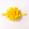 Diademas Europeas y Americanas Nuevas Transfronterizas para Bebé, Pañuelos para Niños de Color Liso Florales Lindos, Accesorios Finos para el Cabello de Bebé de Verano