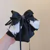 Pinza de Clip con Lazo de Malla y Gypsophila para Bebé, Pasador de Pelo de Gama Alta para Cola de Caballo Baja, Accesorios para el Cabello en la Parte Posterior de la Cabeza