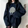 Sudadera con capucha súper popular para mujer, engrosada y forrada de forro polar, nuevo estilo coreano otoño/invierno 2026, chaqueta holgada y casual