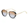2025 Nuevas Gafas de Sol Retro Ovaladas Europeas y Americanas Bolso Lateral para Hombre Gafas de Marco Pequeño Gafas de Moda Transfronterizas para Mujer Venta al por Mayor