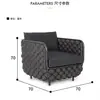Combinación de Sofá de Ratán para Exteriores Patio Exterior Balcón Exterior Silla de Ratán de Ocio Sofá de Cuerda Ratán Impermeable Protector Solar