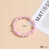 Pulsera Hermosa de Imitación de Perla Estilo Francés ABS Pulsera Redonda de Perlas para Mujer Pulsera Retro Estilo Francés Pulsera de Nicho Versátil