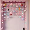 Cortina de porta de desenho animado, cortina de cama de princesa, fio, cortina de porta de quarto infantil, decorações de porta de quarto, contas, cortina divisória, cordão, cortina pendurada