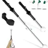 Dispositivo Telescópico de Práctica de Swing de Golf con Sonido, Palo de Práctica de Swing de Golf para Interiores, Palo Auxiliar de Práctica de Swing de Golf