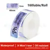 Pegatinas térmicas mini de vacaciones, aptas para impresoras D30/D35/P15, son autoadhesivas, papel térmico de etiquetas de colores para Navidad